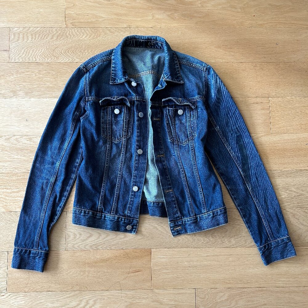 BLK DNM Dark Blue Denim Jacket Small